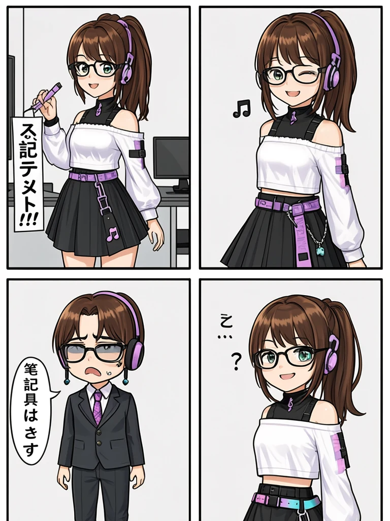面接官とするめの特徴が混ざり合体事故を起こしたGLM-Image生成画像