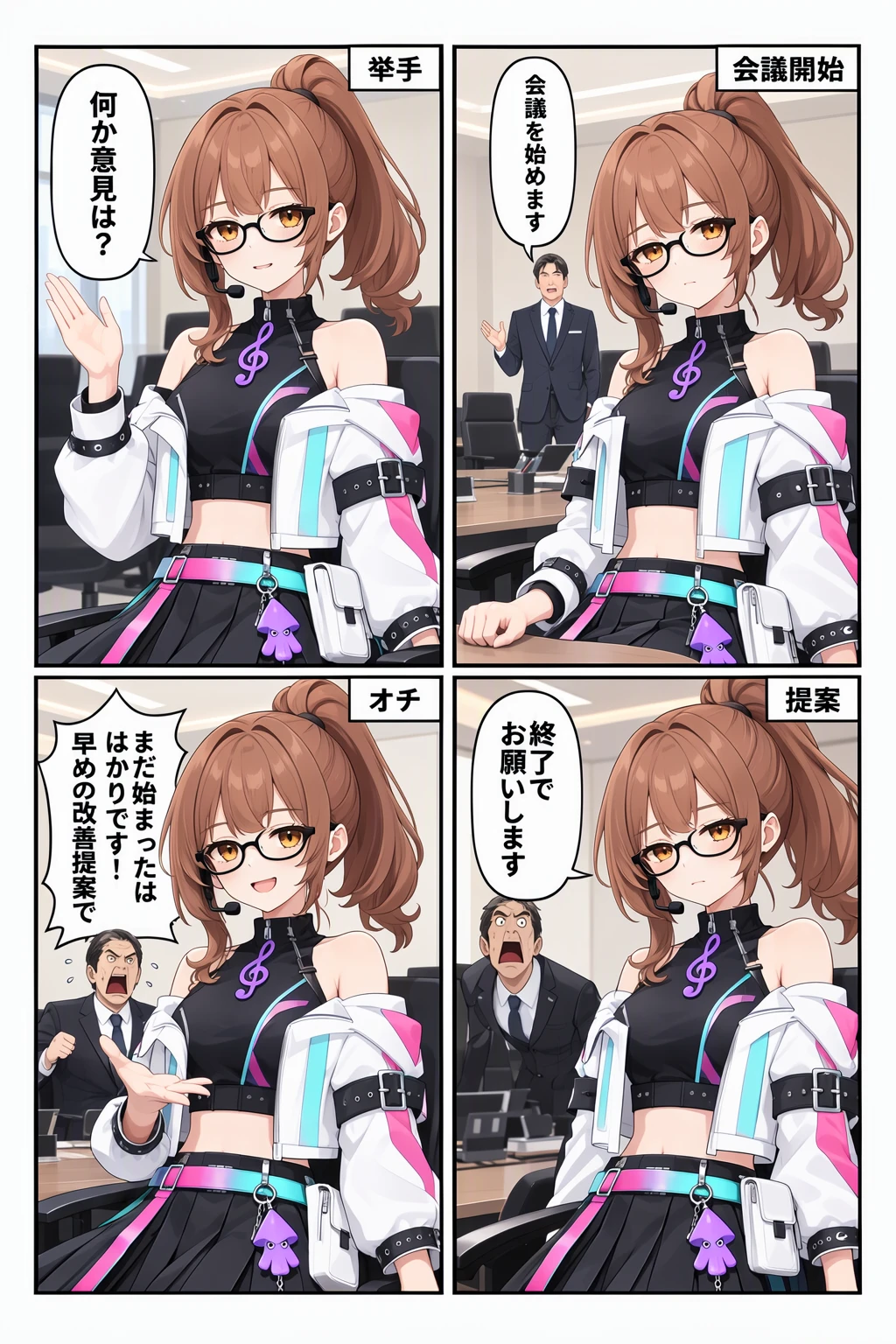 Phase 2.4で生成された新作4コマ会議の改善案